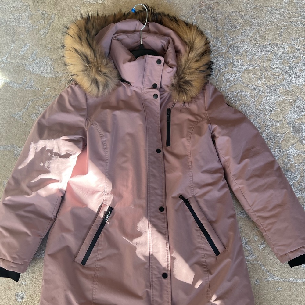 Fur Tahari Coat with genuine fur